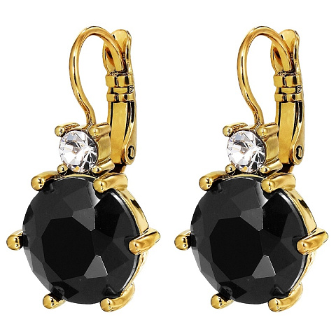 Серьги BEGONIA SG BLACK Dyrberg Kern 470104 - рис 3.