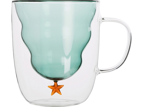 Кружка с двойными стенками с елочкой внутри Winter Wonderland - рис 4.