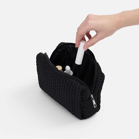 Косметичка дорожная Figgere, черная - рис 5.