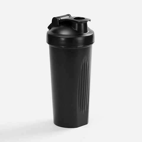 Спортивный шейкер Shake It Easy, черный - рис 2.