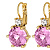 Серьги BEGONIA SG LIGHT ROSE Dyrberg Kern 460039 - миниатюра - рис 3.