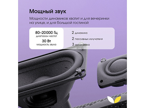 Умная портативная колонка Яндекс Станция Стрит с Алисой, черный (YNDX-00030BLK) - рис 6.