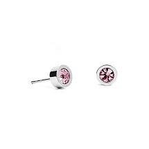 Пусеты Rhodolite 6х3 Fiore Luna SWE126 RH S