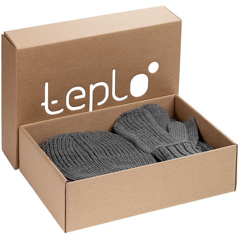 Набор Nordkyn Full Set с шарфом, серый - рис 2.