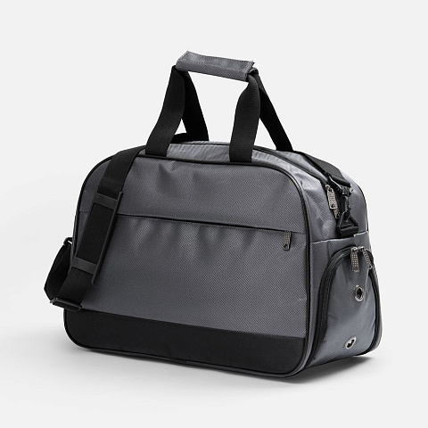 Спортивная сумка Atlantes, серая с черным