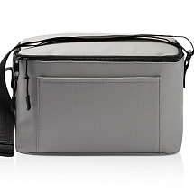 Сумка-холодильник из искусственной кожи с регулируемыми ручками Дэнвер (DENVER), серый