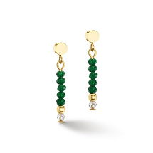 Пусеты Dark Green Coeur de Lion 2033/21-0521