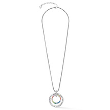 Колье Multicolour Silver