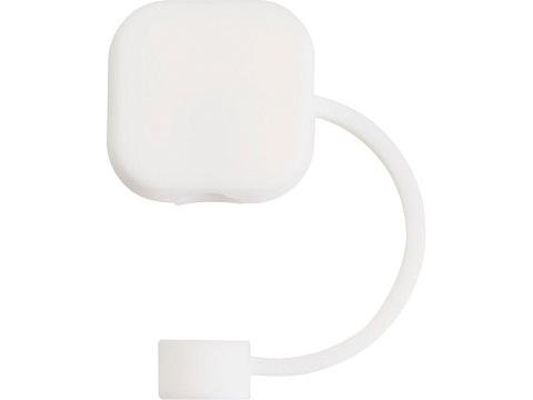 Sip/Сип силиконовая крышка для трубочки - белый - рис 2.