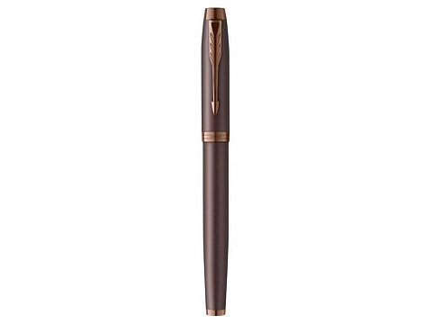 Перьевая ручка Parker IM Monochrome Brown, перо:F, цвет чернил: Black, в подарочной упаковке. - рис 3.