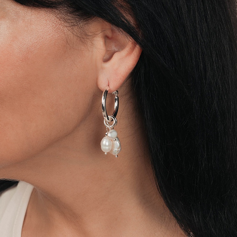 Серьги Pearle Fiore Luna ACE20691-03 - рис 4.