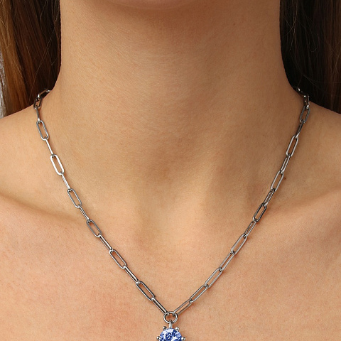 Колье  TESSA SS LIGHT BLUE - рис 3.