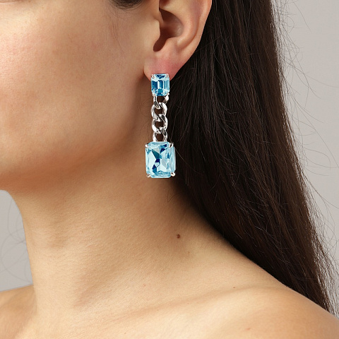 Серьги CALLA SS AQUA Dyrberg Kern 460011 - рис 2.