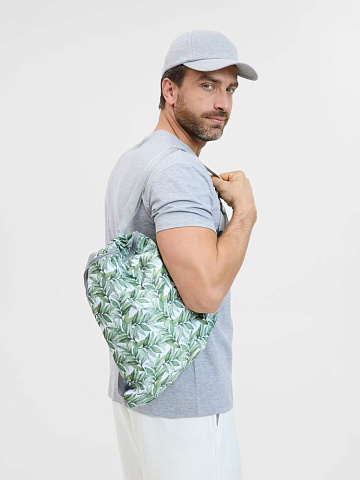 Рюкзак-мешок Bolsana с лямками из стропы с печатью на заказ - рис 7.