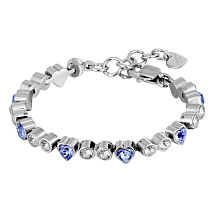 Браслет  FURY SS LIGHT BLUE / CRYSTAL