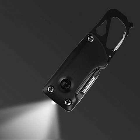 Брелок-карабин/мультитул Tools Module, черный - рис 3.