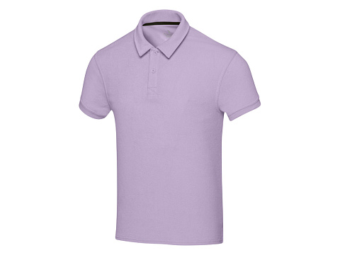 Рубашка поло унисекс Akoya из переработанного махрового материала - Lilac - рис 5.