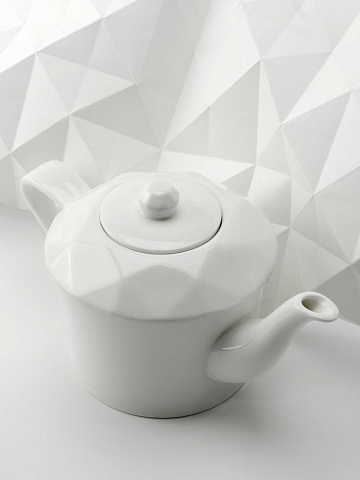Чайник Diamante Bianco, белый - рис 7.