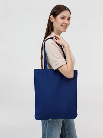 Холщовая сумка Strong 210, темно-синяя - рис 6.