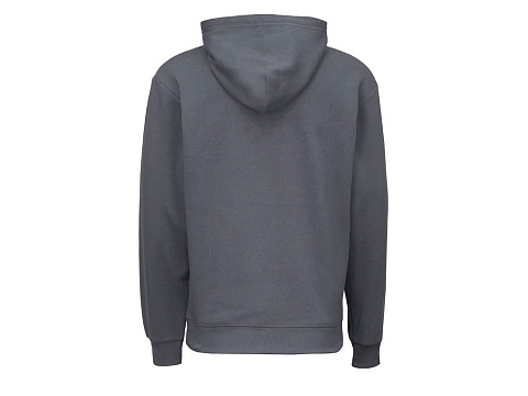 Толстовка с капюшоном оверсайз Lisbon унисекс, темно-серый - рис 13.