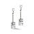 Серьги White Coeur de Lion 3035/21-1400 - миниатюра