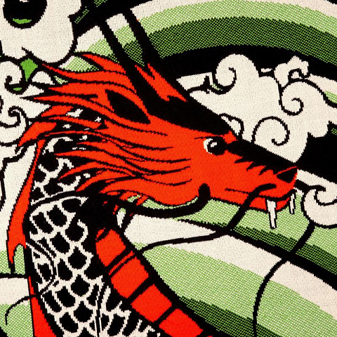 Плед Китайский дракон Лун - рис 6.