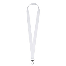 Ланъярд 2 см под сублимацию с трендовым карабином, черный