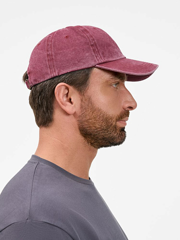 Бейсболка Berwi, бордовая - рис 7.