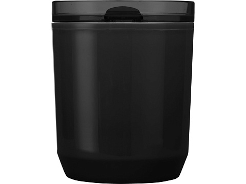 Hudson кружка из переработанного пластика с двойными стенками объемом 180 мл, сплошной черный - рис 2.