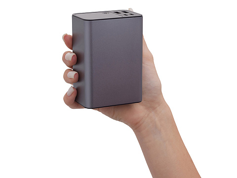 Внешний аккумулятор для ноутбуков EpIQ, 100 Вт, 30000 mAh, темно-серый - рис 12.