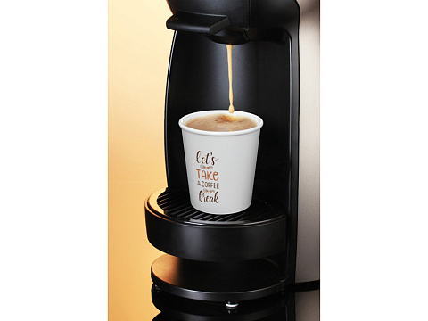 Americano® Piccolo кружка объемом 100 мл с крышкой - сплошной черный - рис 4.