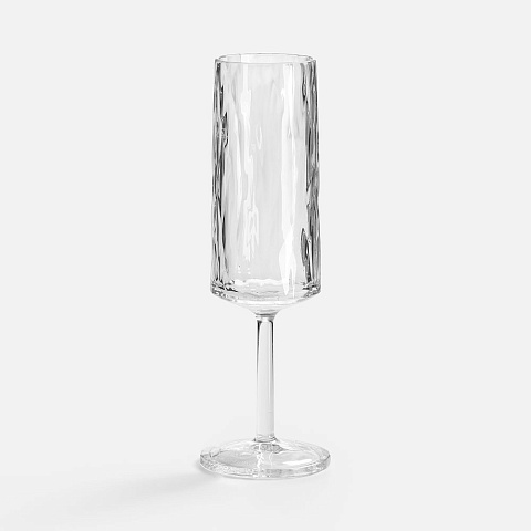 Бокал для шампанского небьющийся Sate Crystal, прозрачный