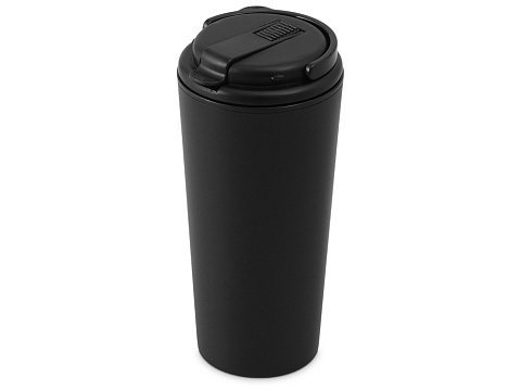Термокружка с трубочкой Moment Straw, 350 мл, черный