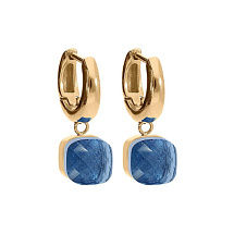 Серьги FIRENZE (G) Dark Blue Qudo 107001/20-4730