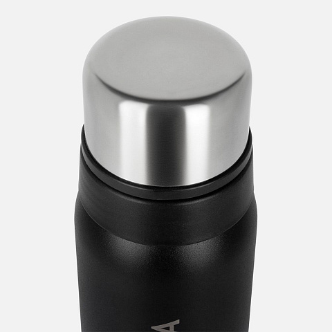 Термос Relaxika 750 со стикерпаком, черный - рис 5.