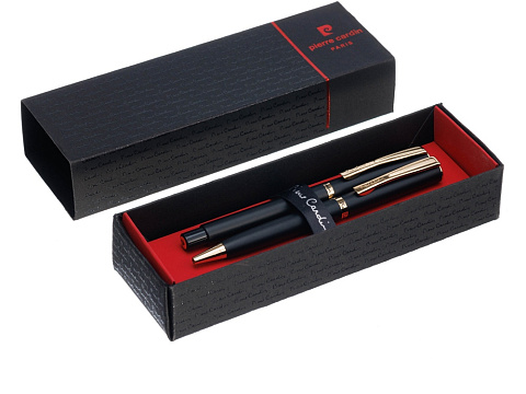 Набор Pierre Cardin PEN&PEN: ручка шариковая + роллер. Цвет - черный. Упаковка Е. - рис 9.