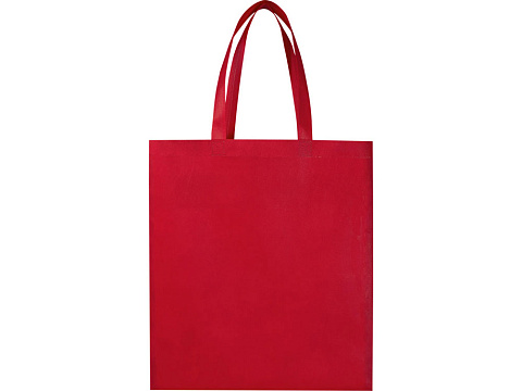 Экосил эко-сумка с ластовицей из нетканого материала, переработанного по стандарту GRS, объемом 12 л, красный - рис 2.