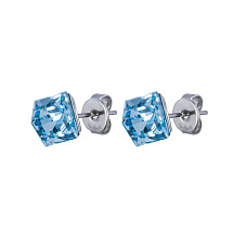 Пусеты Crystal Sky Blue Fiore Luna SWE0127/2 SB S