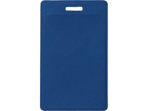 Бейдж с рулеткой-карабин Favor, синий - рис 2.