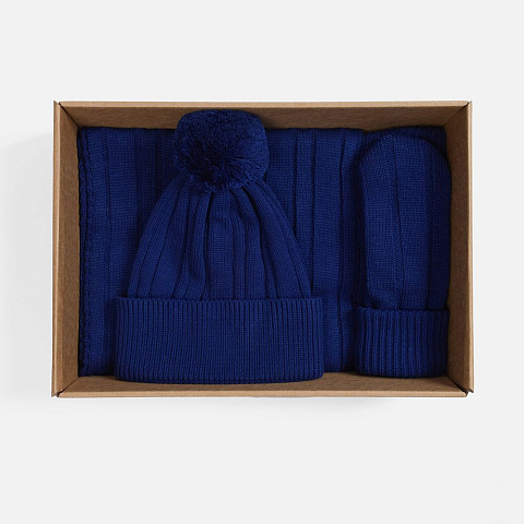 Набор Knit Beat, темно-синий - рис 3.