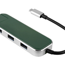 Хаб USB Rombica Type-C Chronos Green (Р)