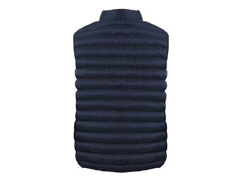 Стеганый жилет Uniqloud, темно-синий - рис 2.