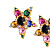 Серьги GEMINI SG RAINBOW Dyrberg Kern 450003 - миниатюра - рис 3.