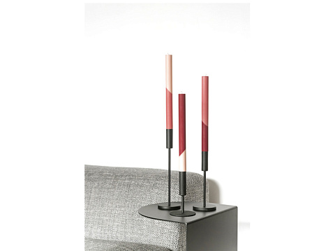 Originalhome Eden диагональные свечи - набор из 3 штук - Красный - рис 4.