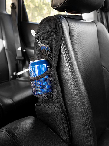 Органайзер на сидение автомобиля Sidestash, черный - рис 8.