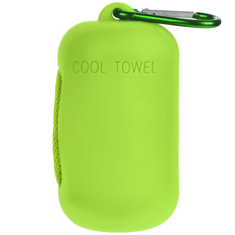 Охлаждающее полотенце Narvik в силиконовом чехле, зеленое яблоко - рис 3.
