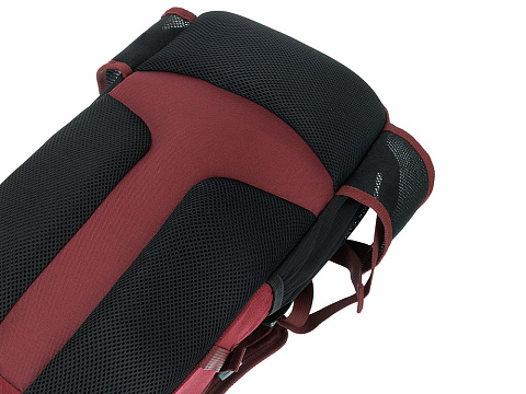 Туристический рюкзак TORBER КЕМПИНГ, бордовый, полиэстер, 26 х 48 х 12 см - рис 8.