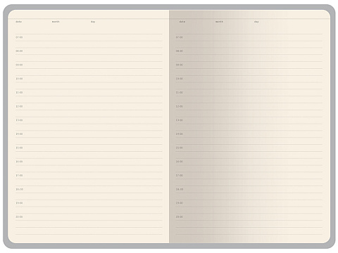 Ежедневник недатированный А5 Amazonia, бордовый с золотым обрезом - рис 5.