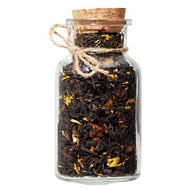 Сокочай. Чай черный, пропитанный соком ананаса, с кусочками ананаса, манго и маракуйей, календула, 65 г.