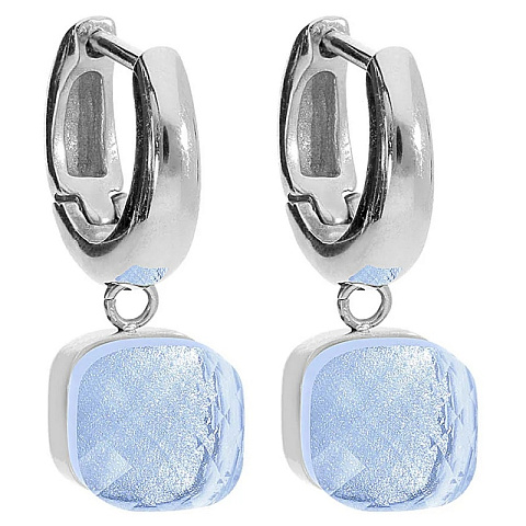 Серьги FIRENZE (S) Hellblau Qudo 107000/20-4733 - рис 2.